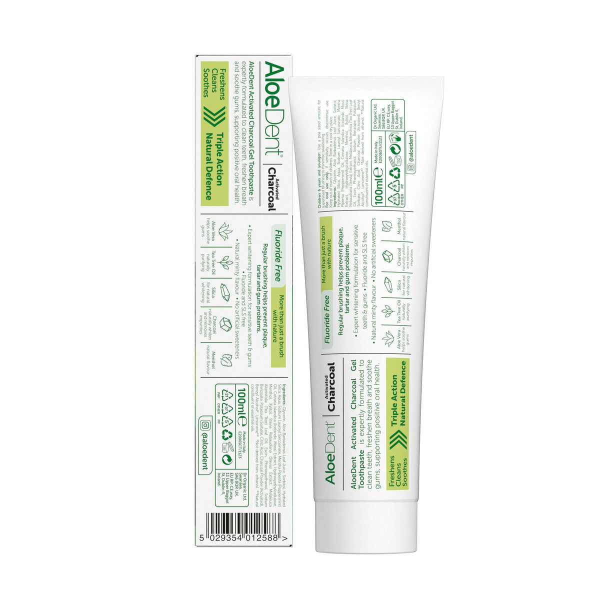 Aloe Dent - Charcoal Toothpaste - 100ml