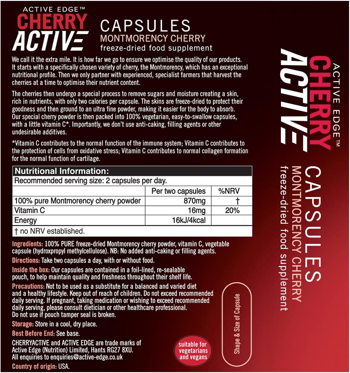 CherryActive® Capsules 60 CAPS