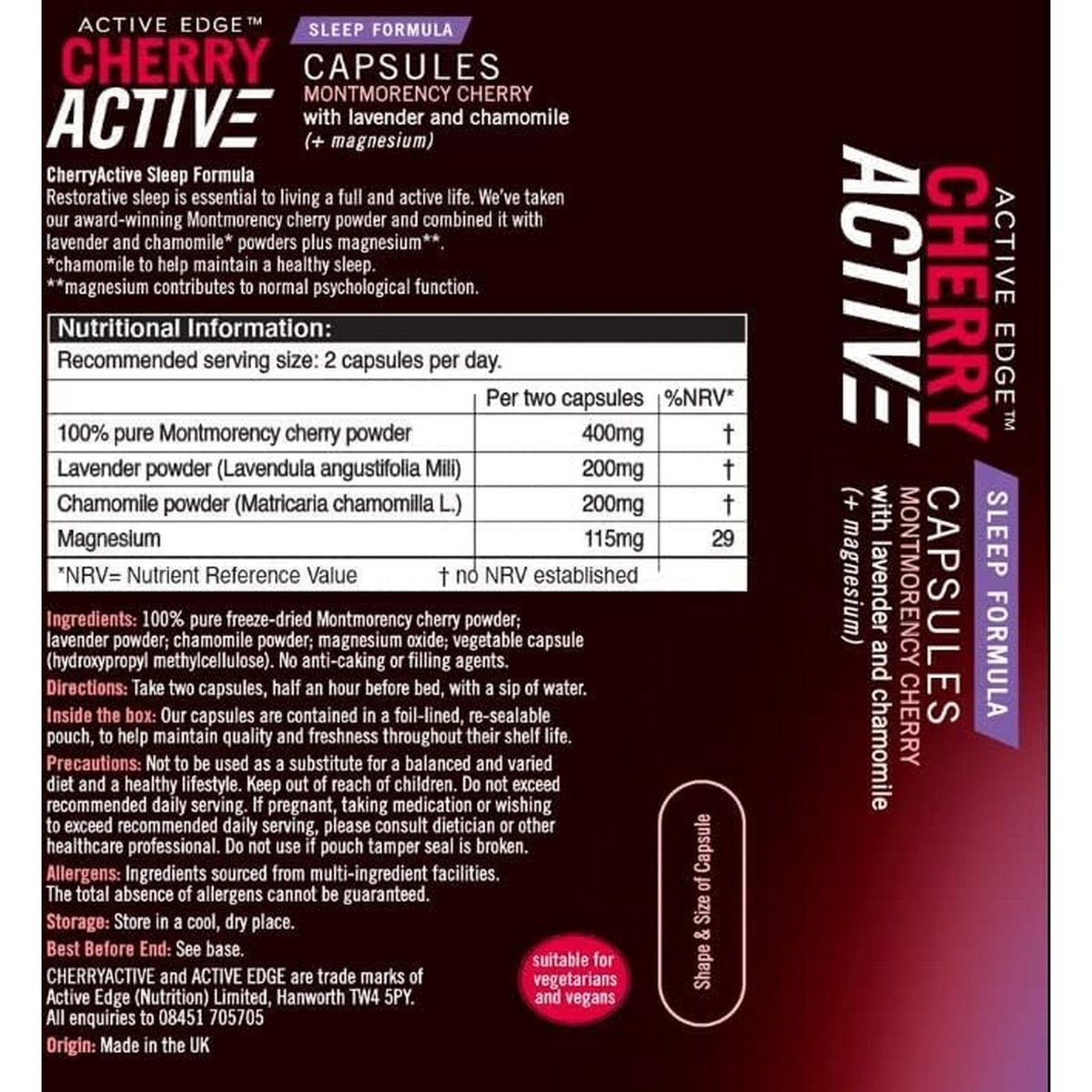 CherryActive® Sleep Formula 30 CAPS